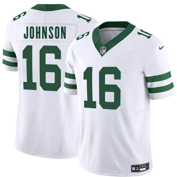 Tyler Johnson New York Jets white FUSE jersey
