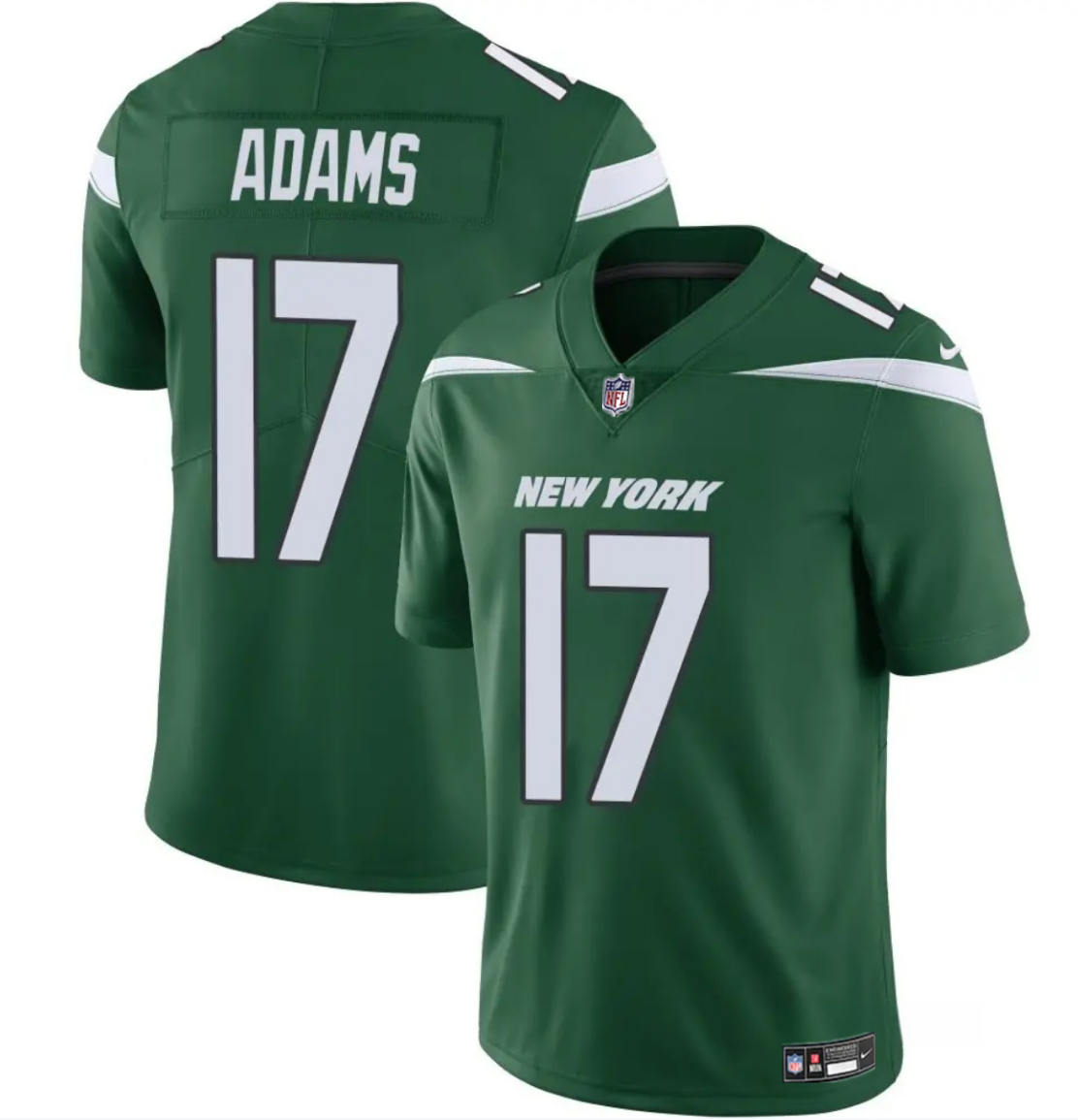 Davante Adams New York Jets green jersey