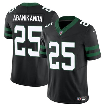 Israel Abanikanda New York Jets black jersey