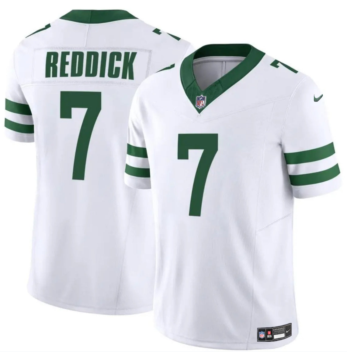 Haason Reddick New York Jets white jersey