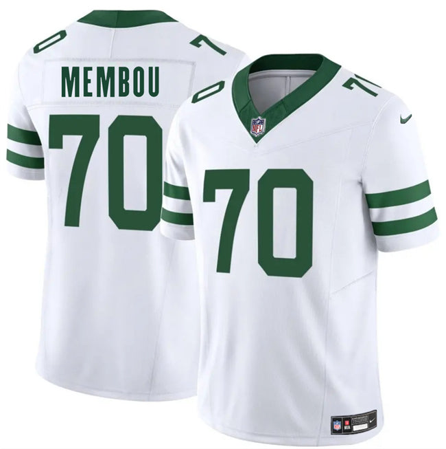 Armand Membou New York Jets white jersey