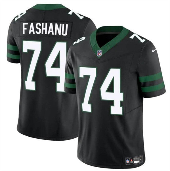 Olu Fashanu New York Jets black jersey