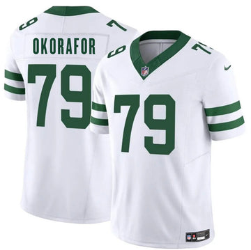 Chukwuma Okorafor New York Jets white jersey