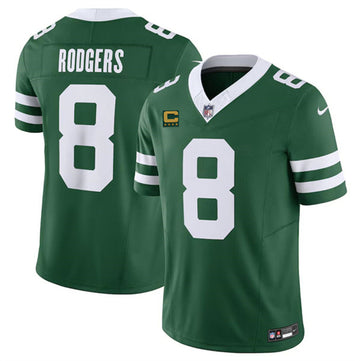 Aaron Rodgers New York Jets green jersey