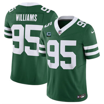 Quinnen Williams New York Jets green jersey