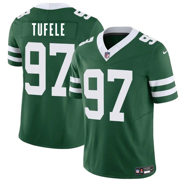 Jay Tufele New York Jets green jersey