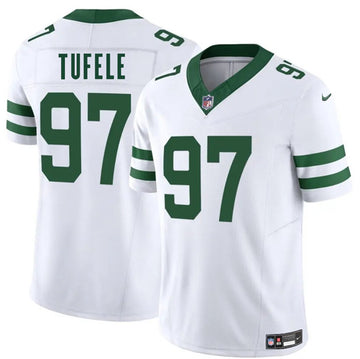 Jay Tufele New York Jets white FUSE jersey