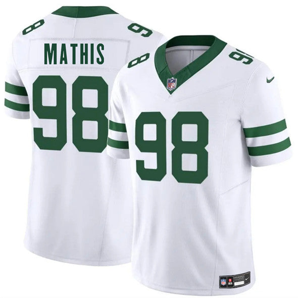 Phidarian Mathis New York Jets white jersey