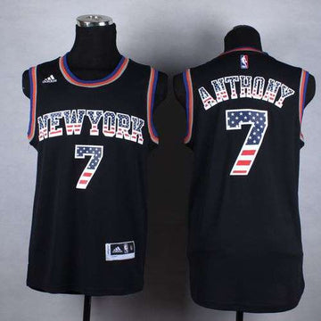 Custom New York Knicks black Fashion jersey