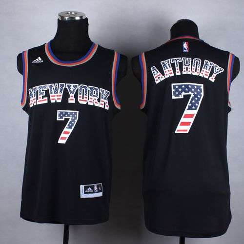 Custom New York Knicks black Fashion jersey