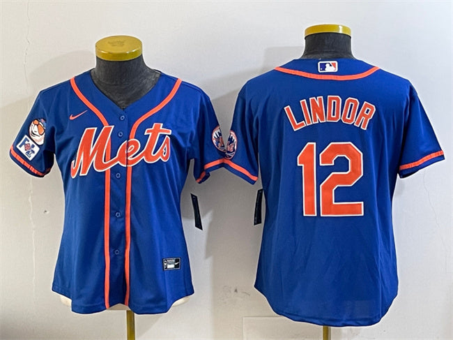 Francisco Lindor New York Mets royal jersey