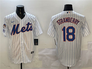 Darryl Strawberry New York Mets white jersey