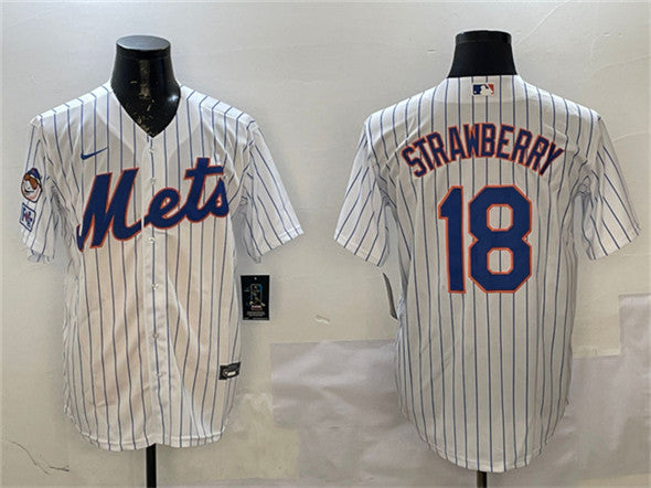 Darryl Strawberry New York Mets white jersey