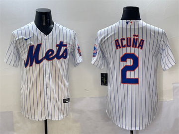Luisangel Acuna New York Mets white jersey