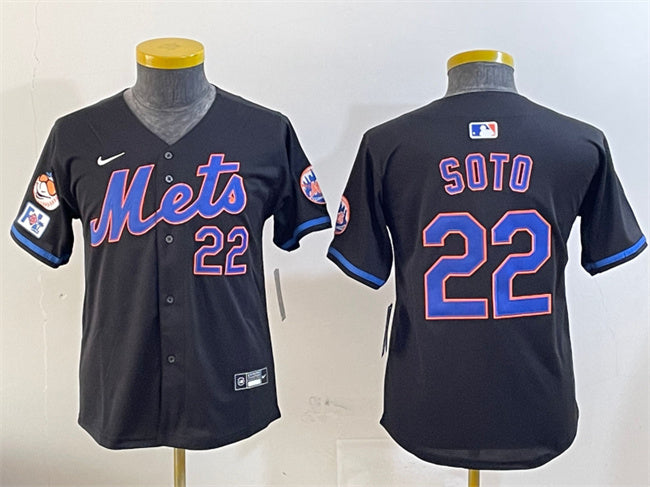 Juan Soto New York Mets black Alternate jersey