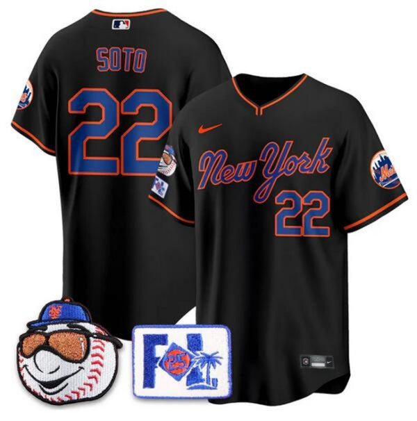Juan Soto New York Mets black jersey