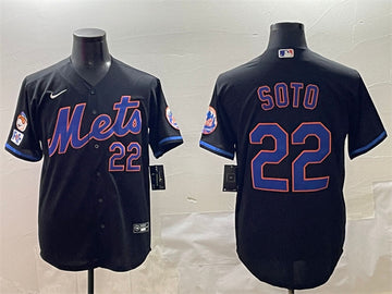 Juan Soto New York Mets black jersey