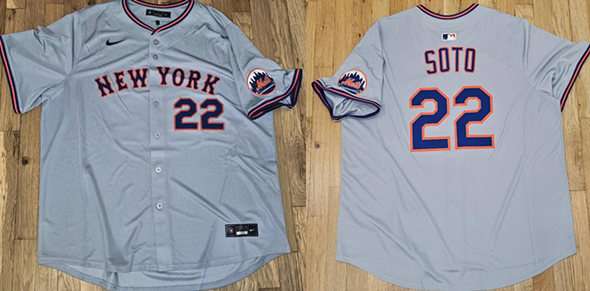 Juan Soto New York Mets gray jersey