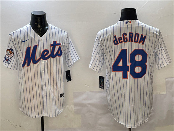 Jacob deGrom New York Mets white jersey