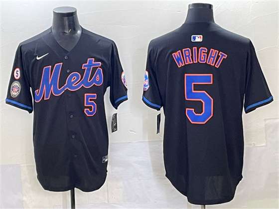 David Wright New York Mets black jersey