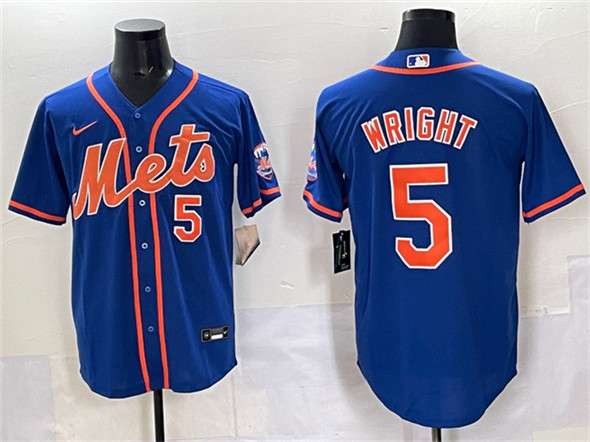David Wright New York Mets blue jersey