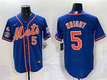 David Wright New York Mets blue jersey