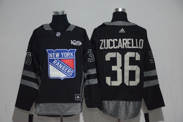 Mats Zuccarello New York Rangers black jersey