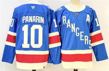 Artemi Panarin New York Rangers blue jersey