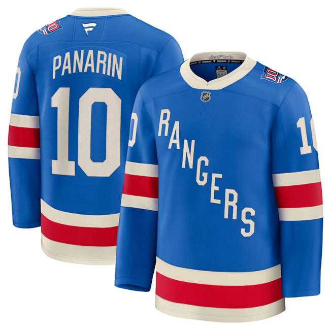 Artemi Panarin New York Rangers blue jersey