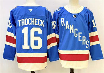 Vincent Trocheck New York Rangers blue jersey