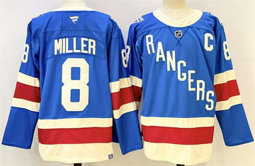 JT Miller New York Rangers blue jersey