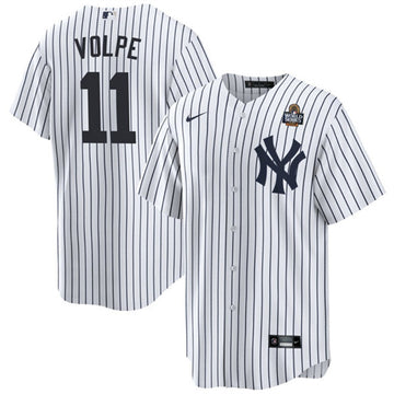 Anthony Volpe New York Yankees white jersey