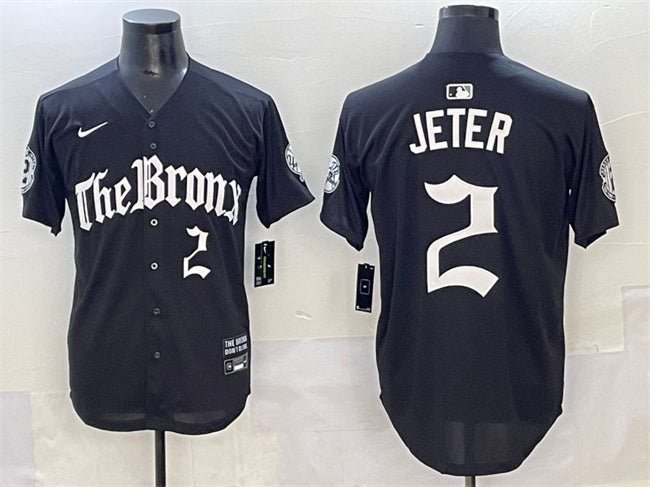 Derek Jeter New York Yankees black jersey
