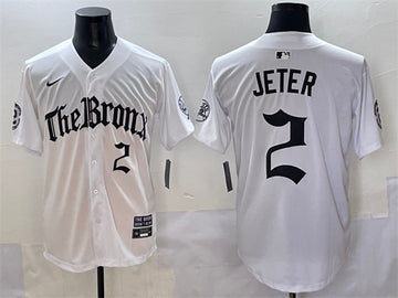 Derek Jeter New York Yankees white jersey
