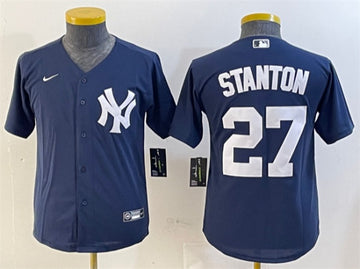 Giancarlo Stanton New York Yankees navy jersey