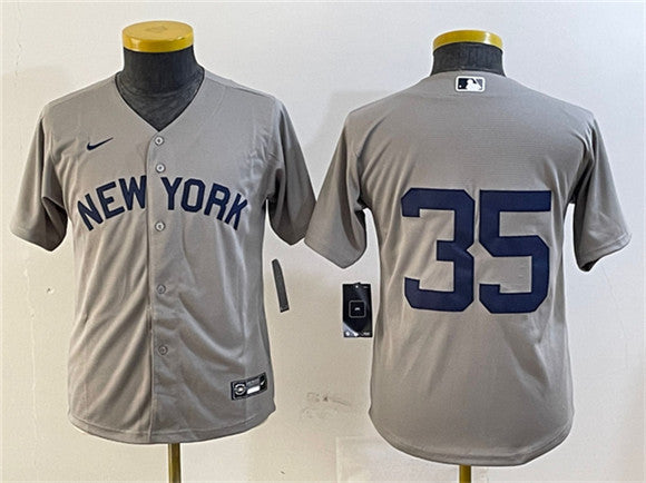 Clay Holmes New York Yankees gray jersey