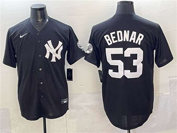 David Bednar New York Yankees black jersey