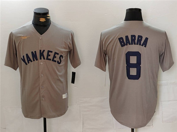 Barra New York Yankees gray jersey