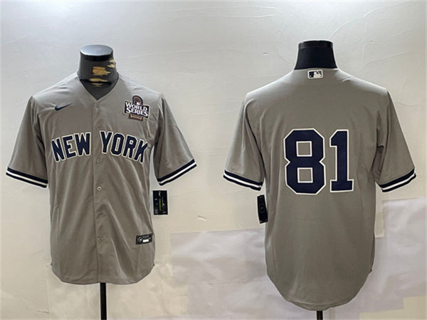 Luis Gil New York Yankees gray jersey