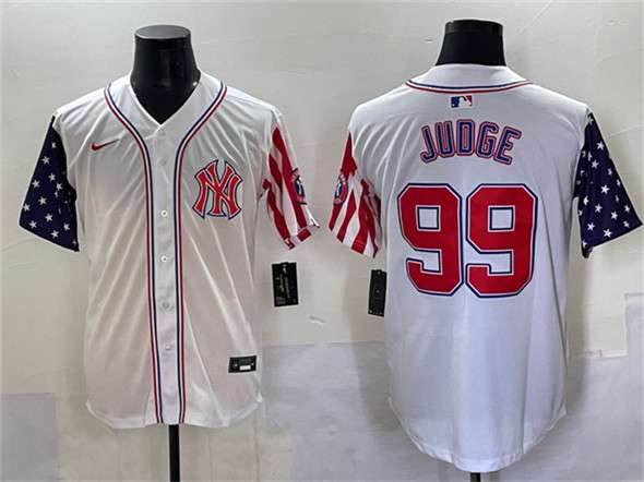 Aaron Judge New York Yankees white jersey