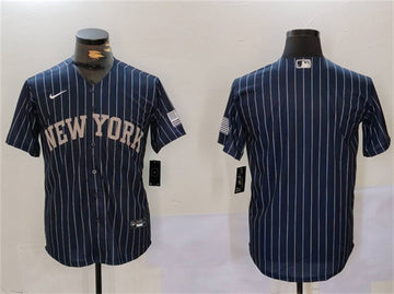 Custom New York Yankees navy jersey