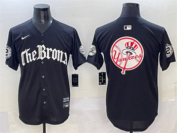 Team Big Logo New York Yankees black jersey