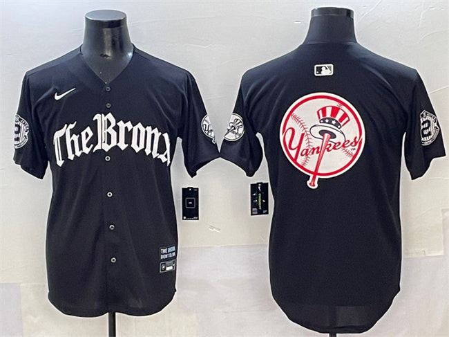 Team Big Logo New York Yankees black jersey