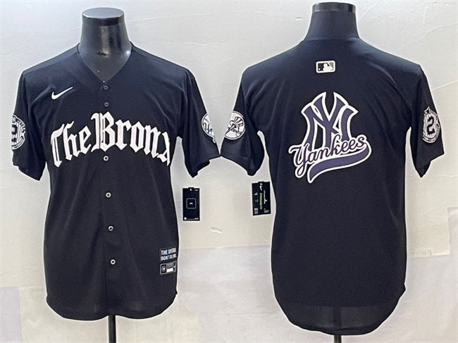 Team Big Logo New York Yankees black jersey