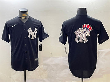Team Big Logo New York Yankees black jersey