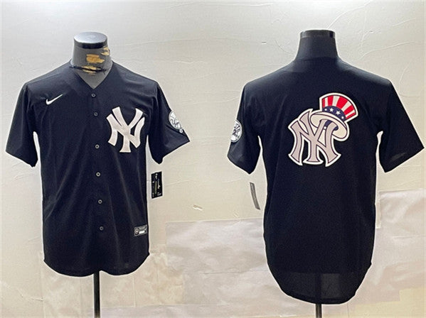 Team Big Logo New York Yankees black jersey