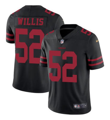 Patrick Willis San Francisco 49ers black jersey