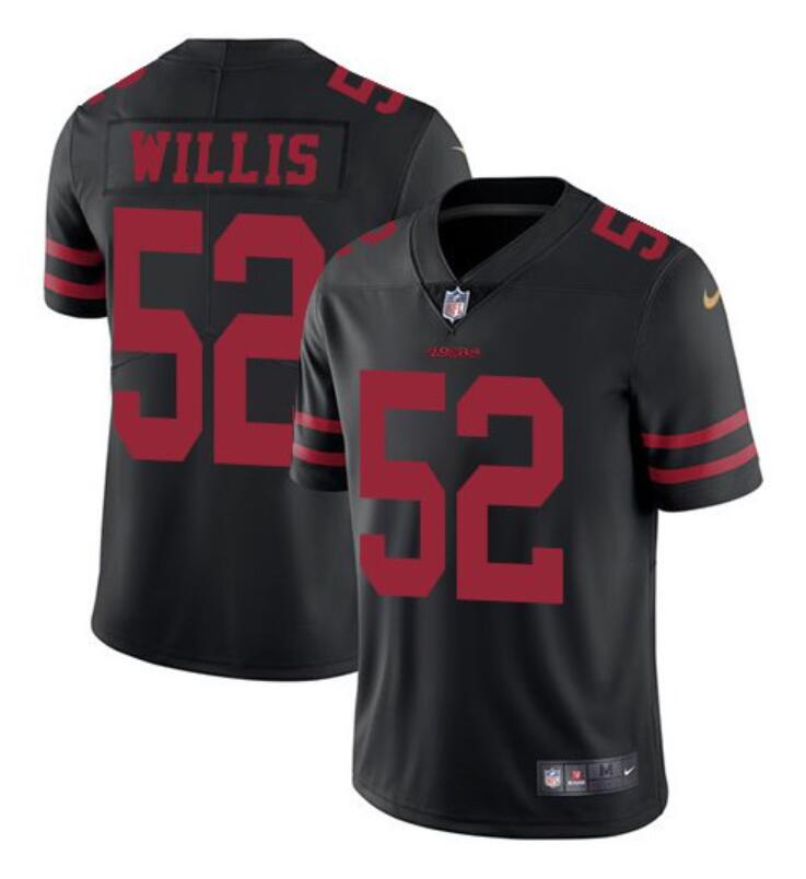 Patrick Willis San Francisco 49ers black jersey