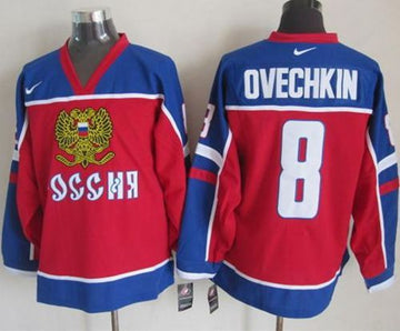 Alex Ovechkin Washington Capitals red-blue jersey