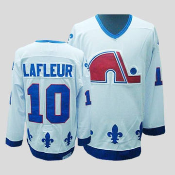 Guy Lafleur CCM Colorado Avalanche white Throwback jersey